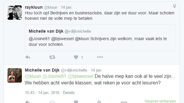 Schrijvers op school